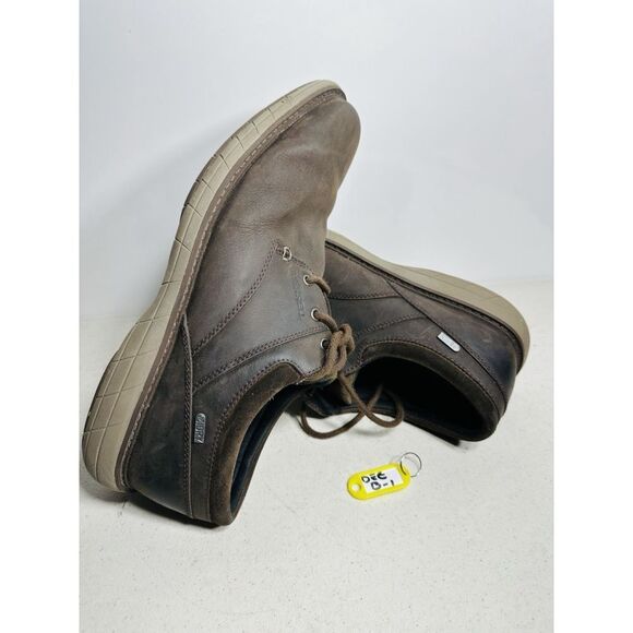 Men's Merrell World Vue Lace Black Slate Brown Oiled Leather J97065W Size 13W - Picture 1 of 8